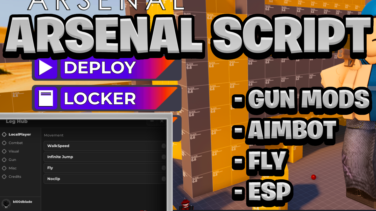 [OP NEW] Arsenal Keyless Script Pastebin – (ROBLOX) *Aimbot & Gun Mods* Exploit