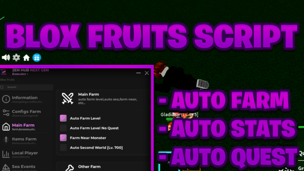 [BEST NEW] Blox Fruits Script Pastebin – (ROBLOX) *Auto Farm Level & Auto Stats*