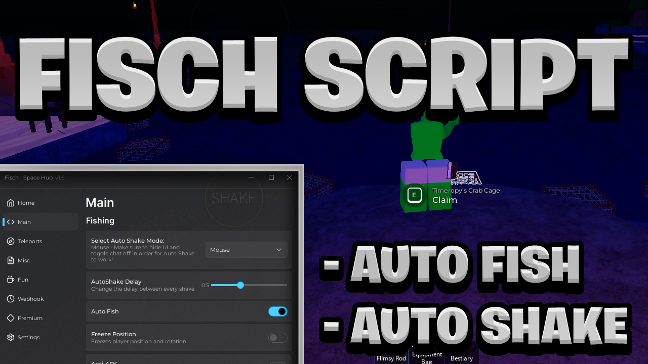 [NEW OP] Fisch Script Pastebin – (ROBLOX) *Auto Fish & Auto Shake* Exploit