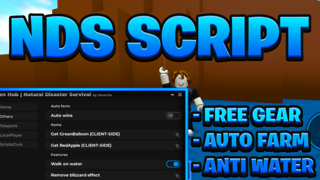 [NEW OP] Natural Disaster Survival Script Pastebin – (ROBLOX) *Free Gear & Auto Farm*