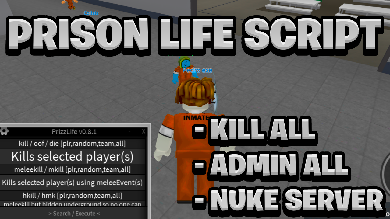 [NEW OP] Prison Life Keyless Script Pastebin – (ROBLOX) *Nuke All & Admin Commands*