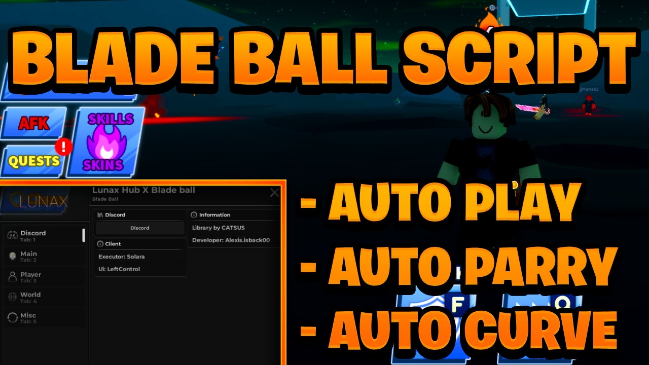 [OP BEST] Blade Ball Script Pastebin – (ROBLOX) *Auto Play & Auto Curve* Exploit