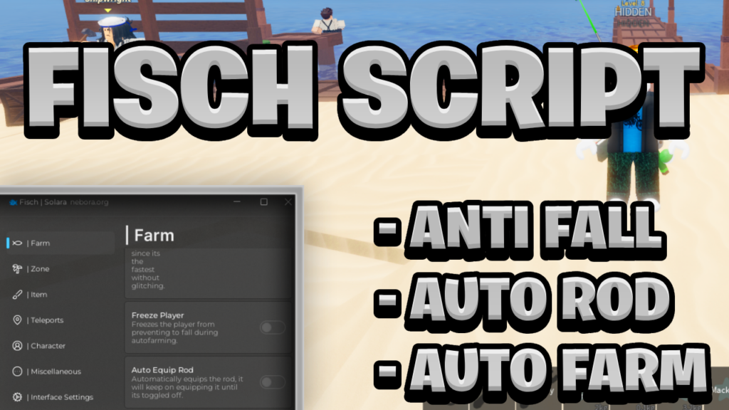 [OP NEW] Fisch Script Pastebin – (ROBLOX) *Anti Fall & Auto Farm* [Works On Mobile & PC]