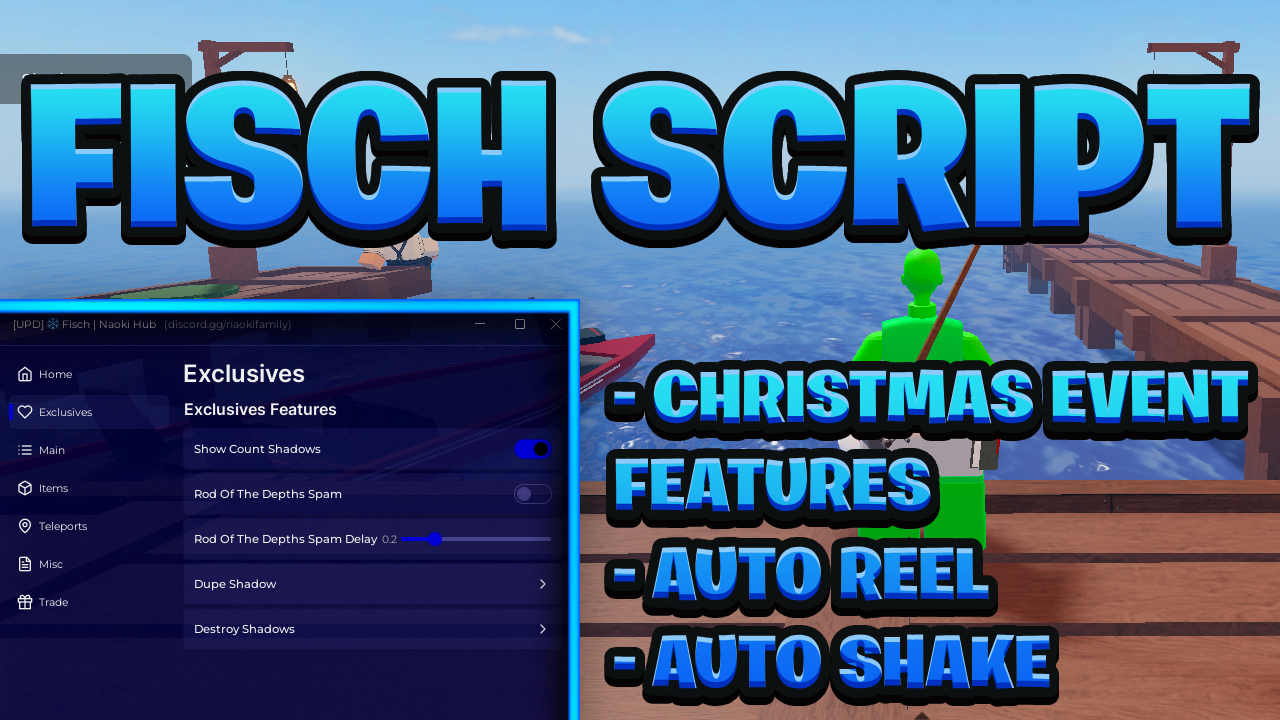 [NEW BEST] Fisch Script Pastebin – (ROBLOX) *Auto Reel & Auto Shake* Christmas Event