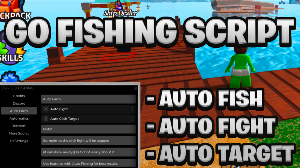 [NEW BEST] GO FISHING Keyless Script Pastebin – (ROBLOX) *Auto Farm & More* Exploit