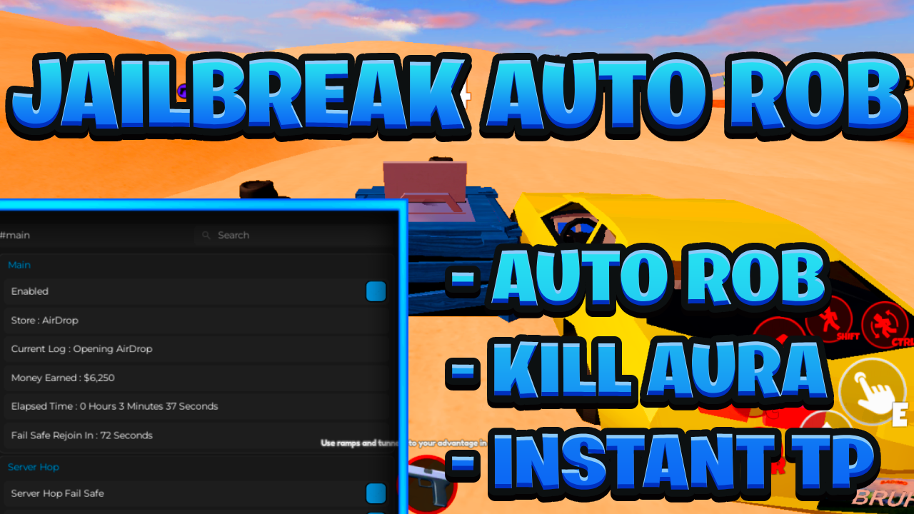 [NEW BEST] Jailbreak Keyless Script Pastebin – (ROBLOX) *Auto Farm Rob* Exploit