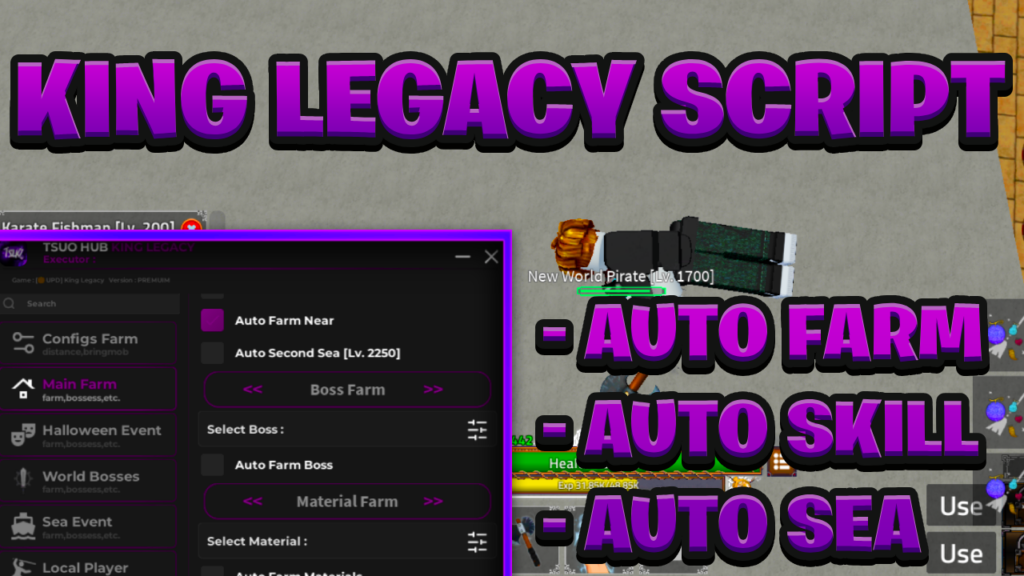 [OP NEW] King Legacy Keyless Script Pastebin – (ROBLOX) *Auto Farm & Auto Sea* Exploit