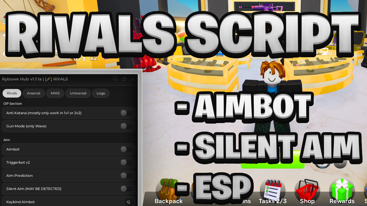 [NEW OP] Rivals Keyless Script Pastebin – (ROBLOX) *Silent Aim & Aimbot* Exploit