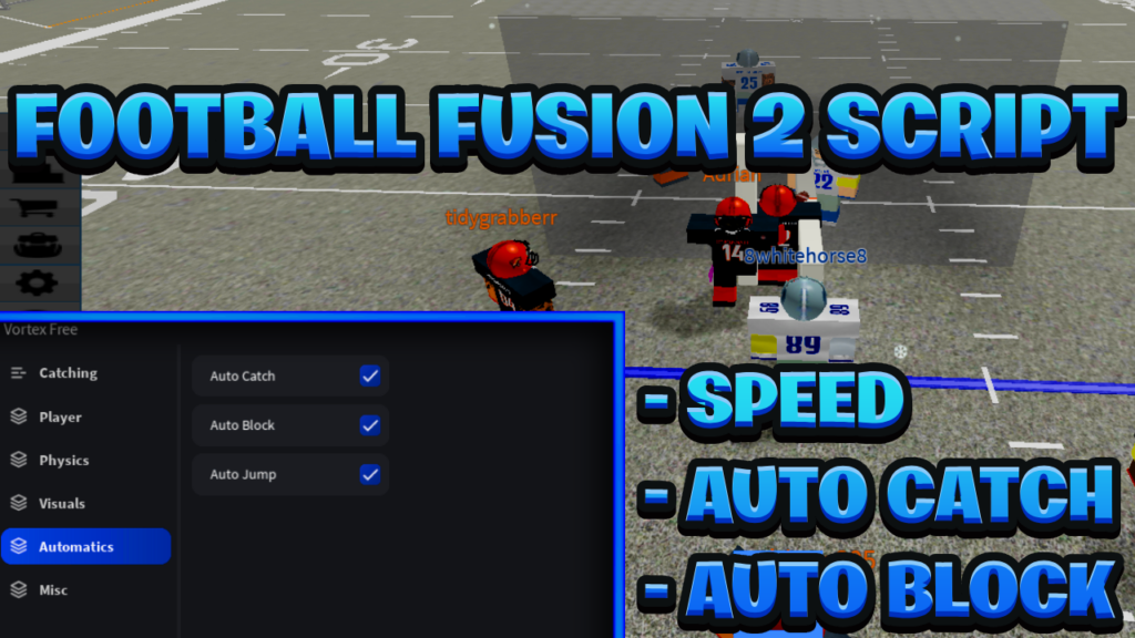 [BEST OP] Football Fusion 2 Keyless Script – (ROBLOX) *Speed & Auto Catch* Exploit