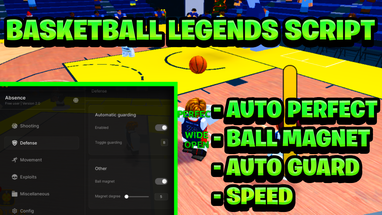 [BEST NEW] Basketball Legends Script Pastebin – (ROBLOX) *Auto Green & Speed* Exploit