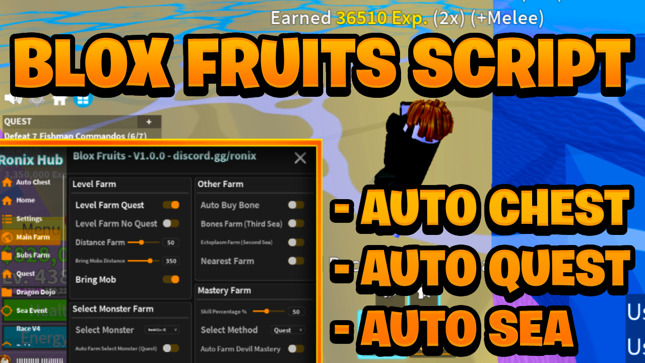 [BEST NEW] Blox Fruits Keyless Script Pastebin – (ROBLOX) *Auto Chest & Auto Quest*