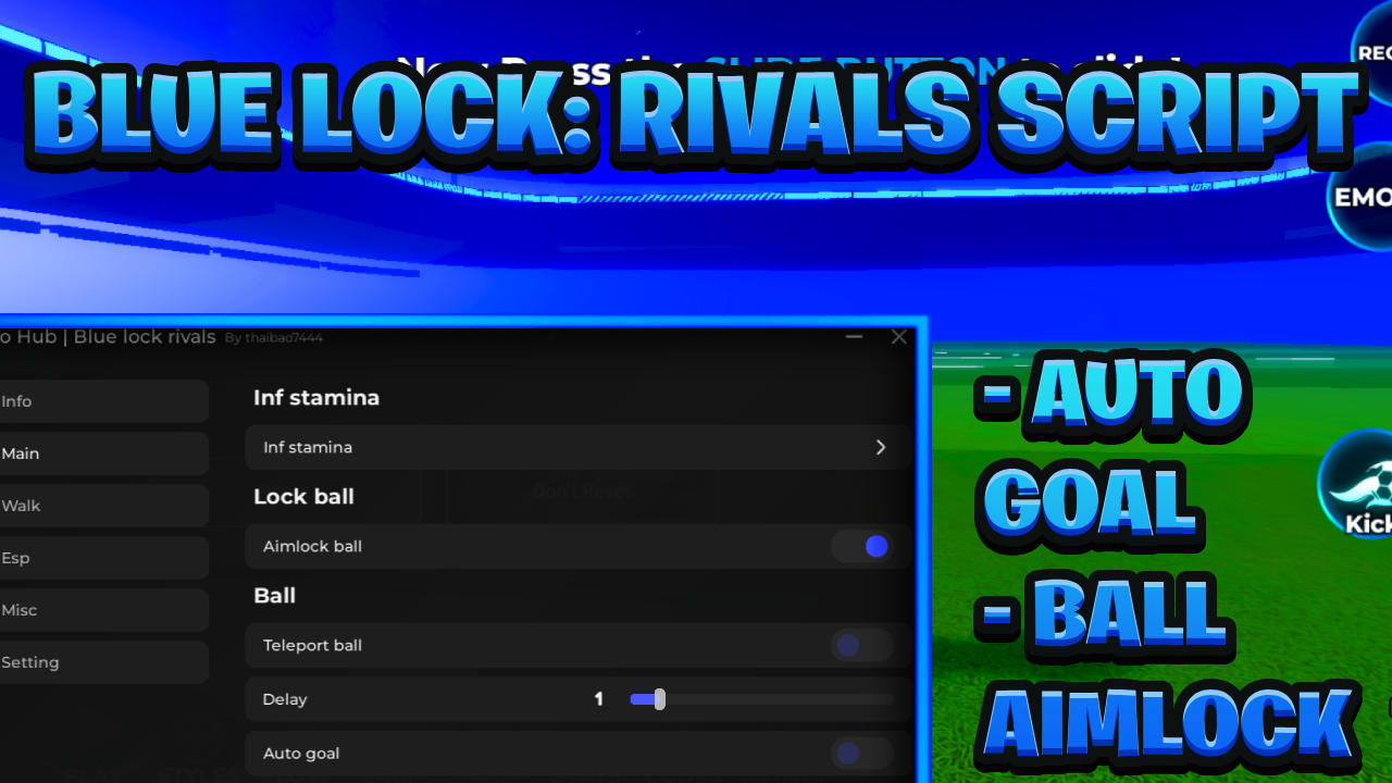 [NEW OP] Blue Lock: Rivals Script Pastebin – (ROBLOX) *Auto Score* Exploit