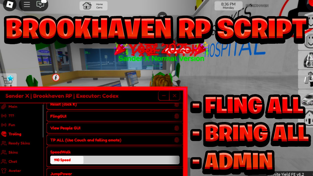 [NEW OP] Brookhaven RP Script Pastebin – (ROBLOX) *Fling All & Bring All* Exploit