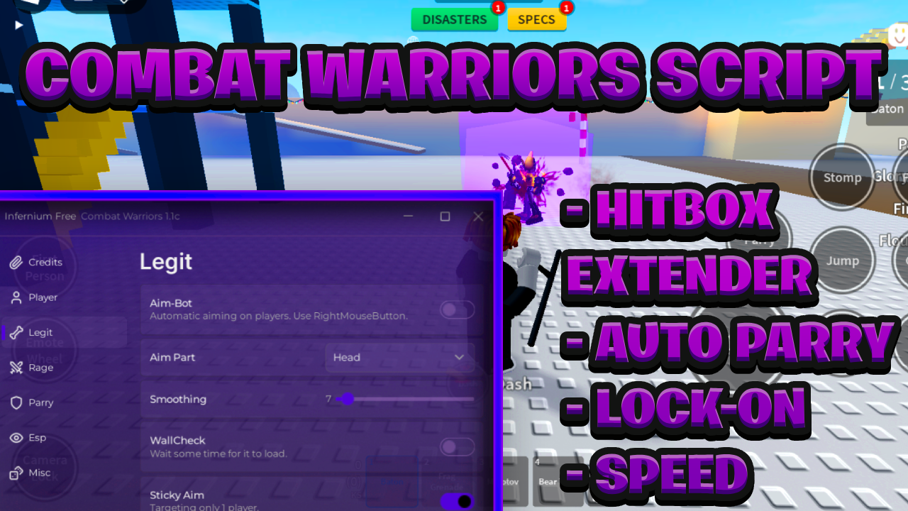 [NEW BEST] Combat Warriors Script Pastebin – (ROBLOX) *Auto Parry & Hitbox Extender*