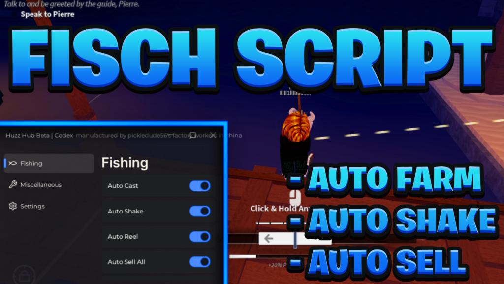 [BEST OP] Fisch Script Pastebin – (ROBLOX) *Auto Farm & Auto Sell* [Works On Mobile & PC]