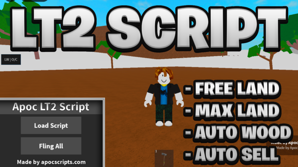 [NEW BEST] Lumber Tycoon 2 Script Pastebin – (ROBLOX) *Auto Wood & Free Land* Exploit