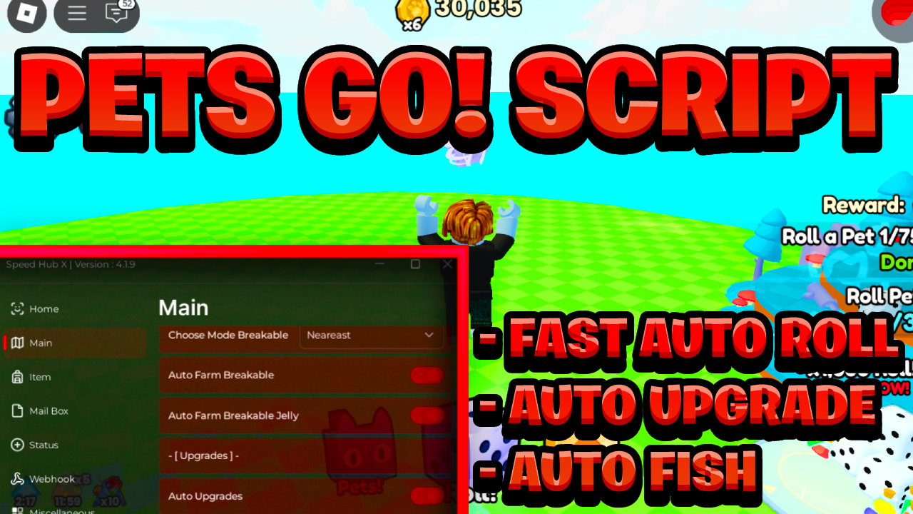 [NEW BEST] PETS GO! Script Pastebin – (ROBLOX) *Auto Upgrade & Auto Fish* Exploit