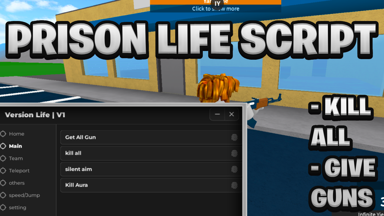 [NEW OP] Prison Life Script Pastebin – (ROBLOX) *Kill Aura & Give Guns* Exploit