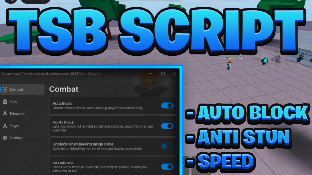 [BEST] The Strongest Battlegrounds Script Pastebin – (ROBLOX) *Auto Block & Anti Stun*