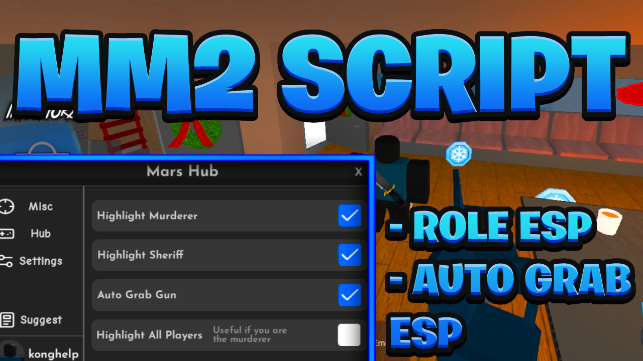 [NEW OP] Murder Mystery 2 Script Pastebin – (ROBLOX) *Role ESP & Auto Grab Gun*