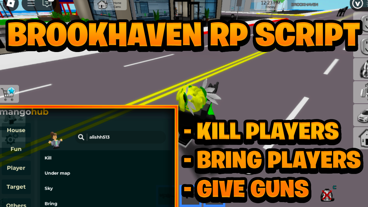 [NEW OP] Brookhaven RP Script Pastebin – (ROBLOX) *Kill Players & Give Guns* Exploit