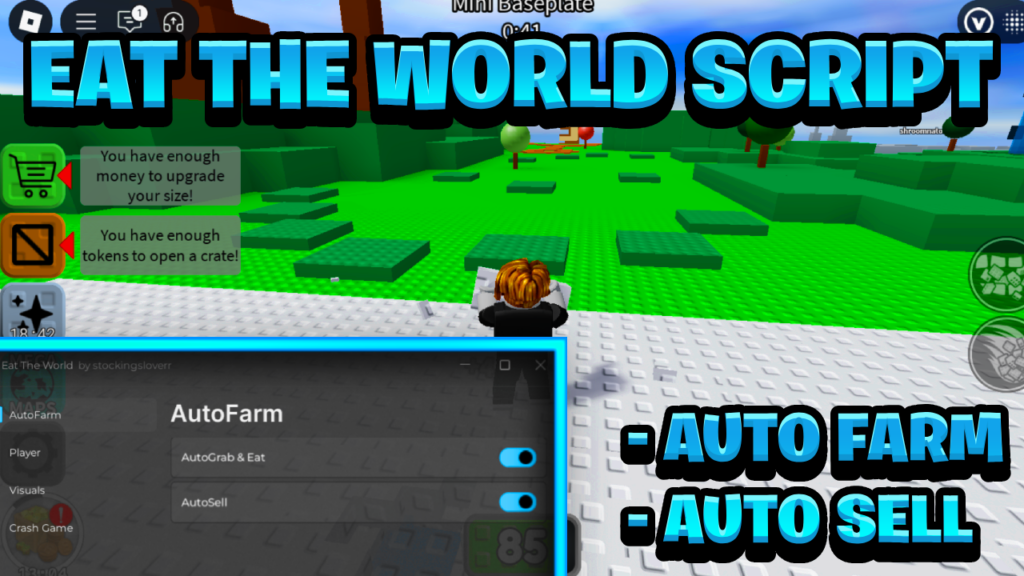 [NEW OP] Eat The World Script Pastebin – (ROBLOX) *Auto Farm & Auto Sell* Exploit