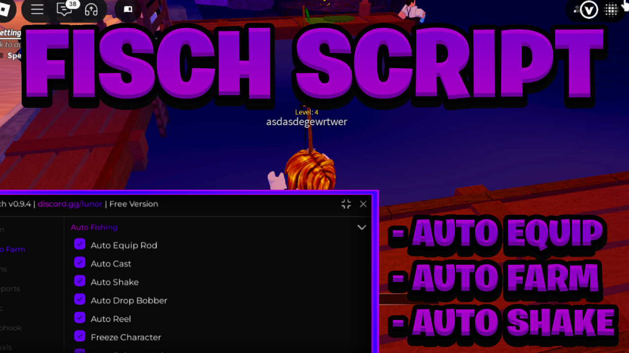 [OP NEW] Fisch Script Pastebin – (ROBLOX) *Auto Farm & More* [Works On Mobile & PC]