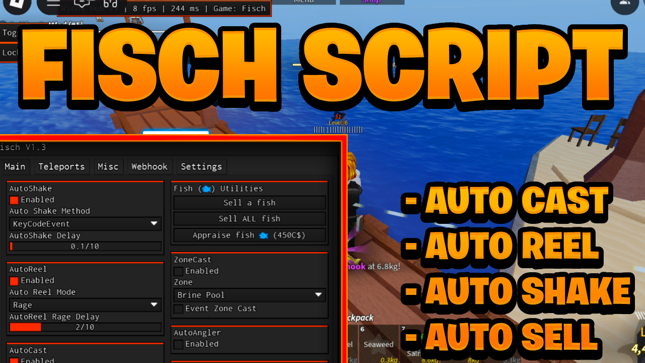 [OP NEW] Fisch Script Keyless Script Pastebin – (ROBLOX) *Auto Farm & More* Exploit