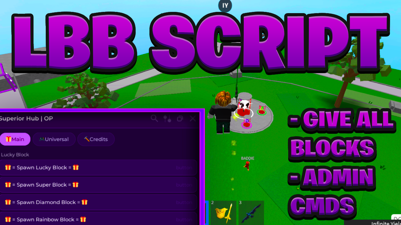 [BEST OP] Lucky Blocks Battleground Script Pastebin – (ROBLOX) *Give All Items*