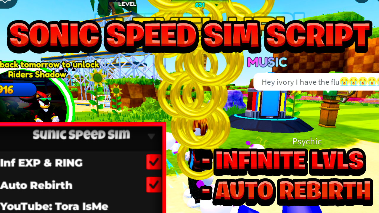 [NEW BEST] Sonic Speed Simulator Script Pastebin – (ROBLOX) *Infinite Levels & More*