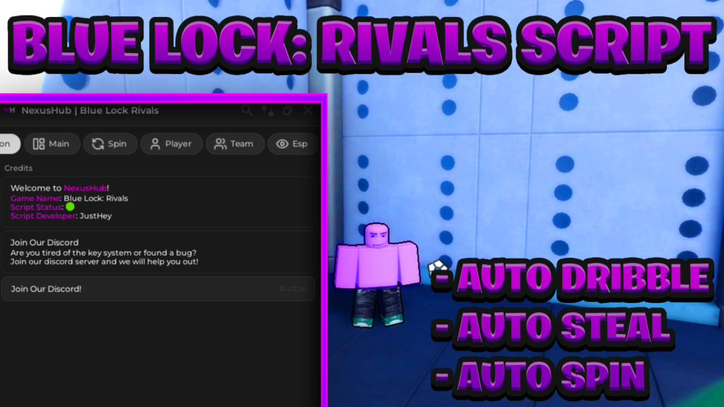 [NEW BEST] Blue Lock: Rivals Script Pastebin – (ROBLOX) *Auto Dribble & Auto Steal*