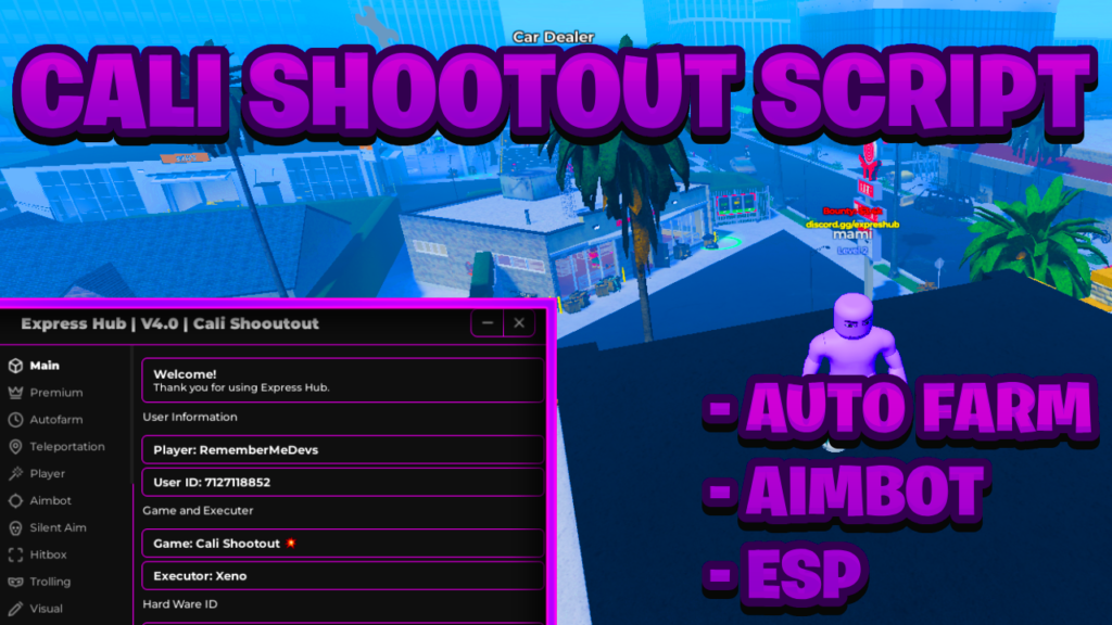 [NEW BEST] Cali Shootout Script Pastebin – (ROBLOX) *Auto Farm & Aimbot* Exploit