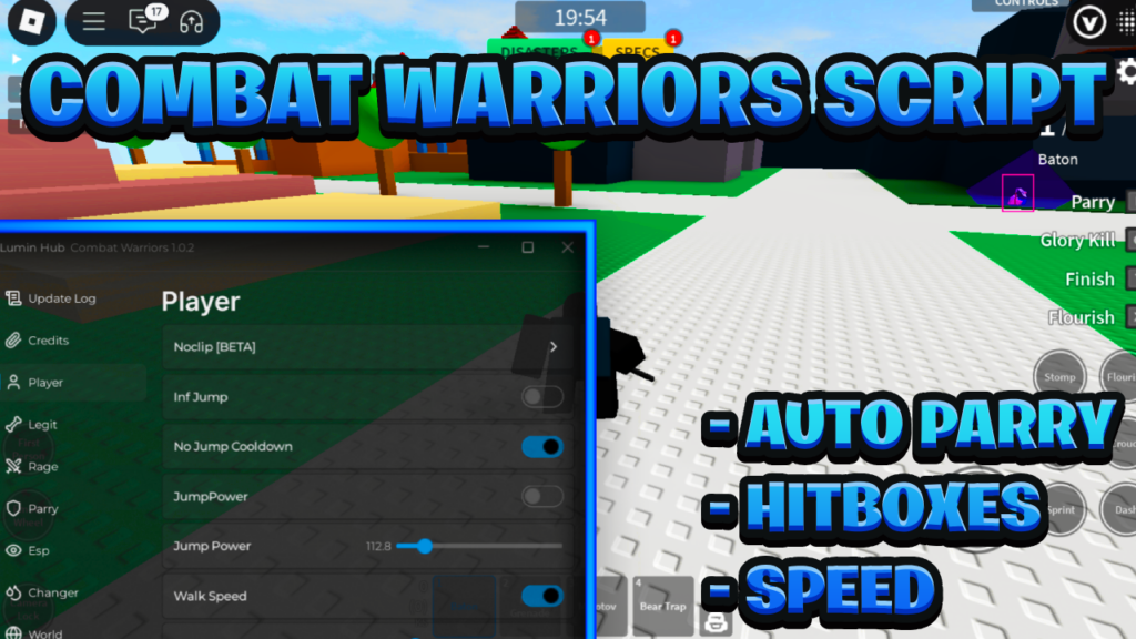 [BEST NEW] Combat Warriors Script Pastebin – (ROBLOX) *Auto Parry & Hitbox Extender*