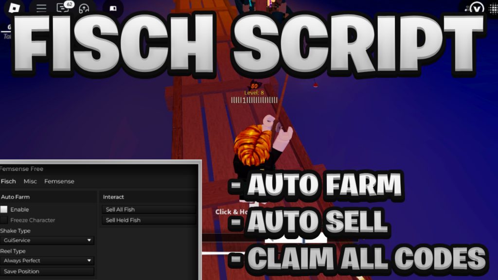 [OP NEW] Fisch Script Pastebin – (ROBLOX) *Auto Farm & Auto Sell* Exploit