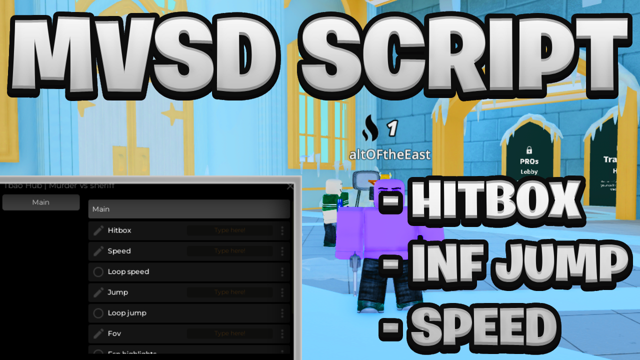 [NEW OP] Murderers VS Sheriffs Duels Keyless Script Pastebin – (ROBLOX) *Hitbox*