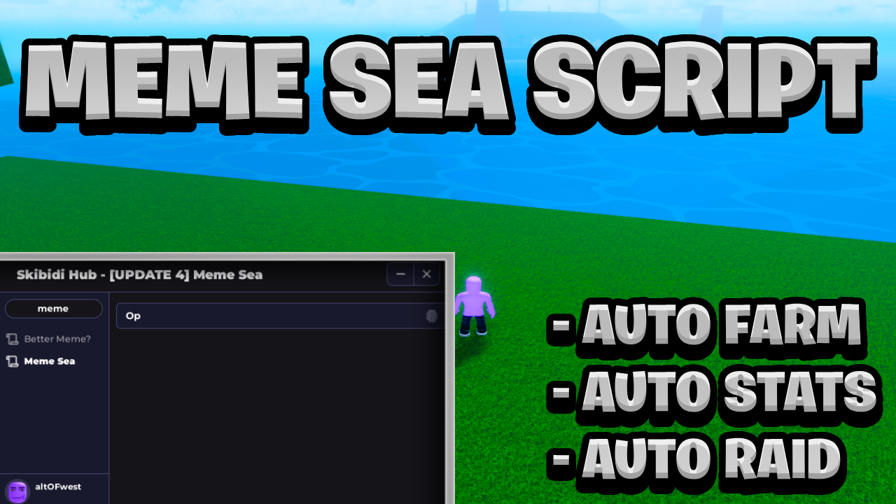 [NEW BEST] Meme Sea Script Pastebin – (ROBLOX) *Auto Farm & Auto Raid* Exploit