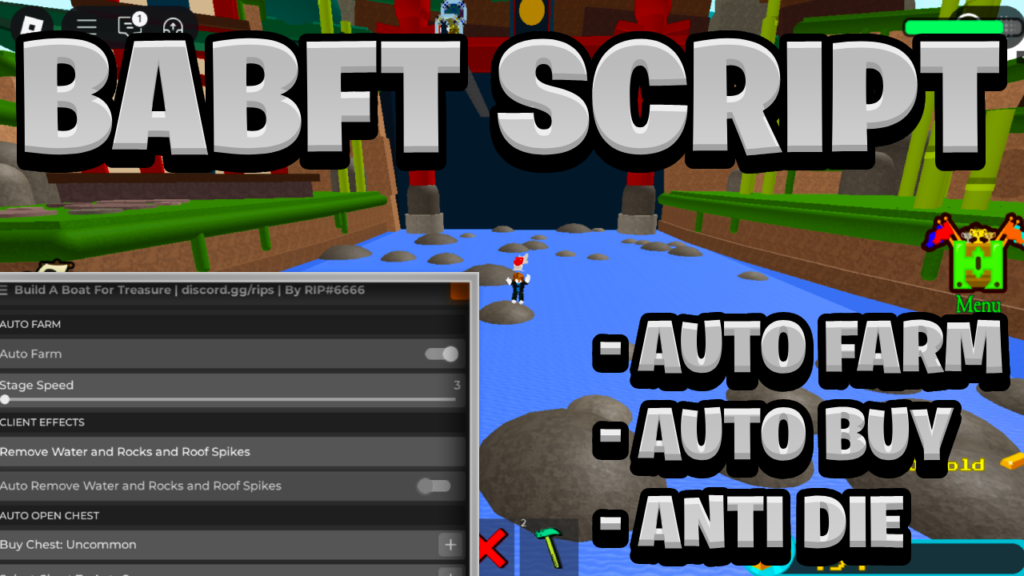 [BEST OP] Build A Boat For Treasure Keyless Script Pastebin – (ROBLOX) *Auto Farm*