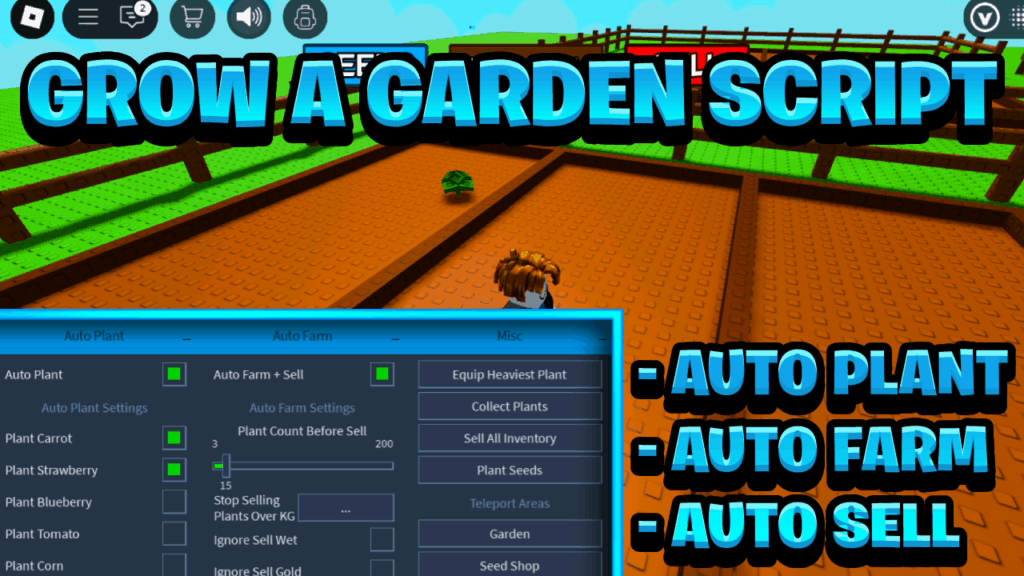 [BEST NEW] Grow A Garden Script Pastebin – (ROBLOX) *Auto Plant & Auto Sell* Exploit