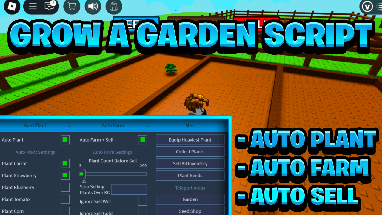 [BEST NEW] Grow A Garden Script Pastebin – (ROBLOX) *Auto Plant & Auto Sell* Exploit