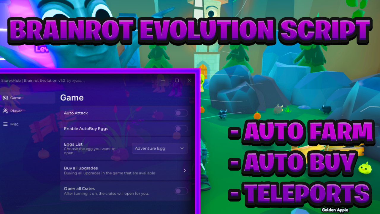 [NEW OP] Brainrot Evolution Script Pastebin – (ROBLOX) *Auto Farm & Auto Buy*