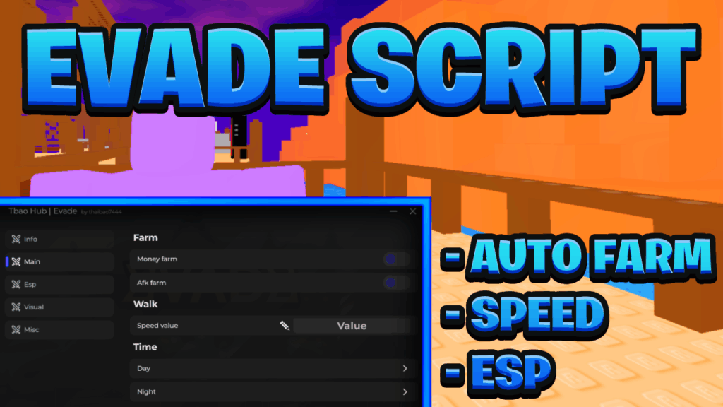 [OP NEW] Evade Keyless Script Pastebin – (ROBLOX) *Auto Farm, Speed & ESP* Exploit