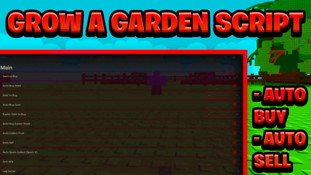 [NEW OP] Grow A Garden Keyless Script Pastebin – (ROBLOX) *Auto Farm & Auto Buy*