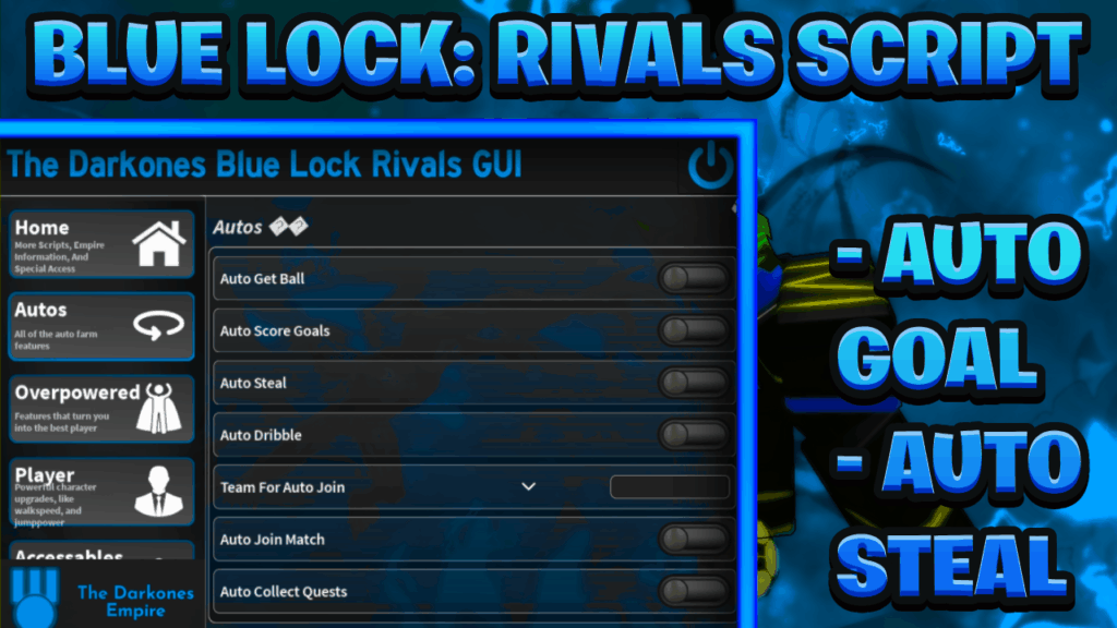 [BEST NEW] Blue Lock: Rivals Keyless Script Pastebin – (ROBLOX) *Auto Goal & Steal*