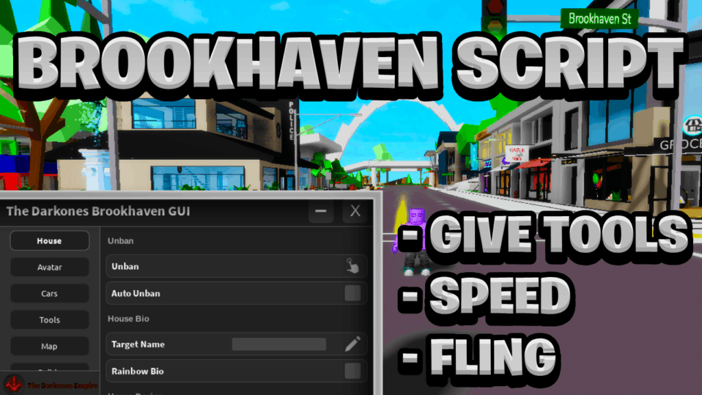 [OP NEW] Brookhaven RP Keyless Script Pastebin – (ROBLOX) *Give Tools & Fling*