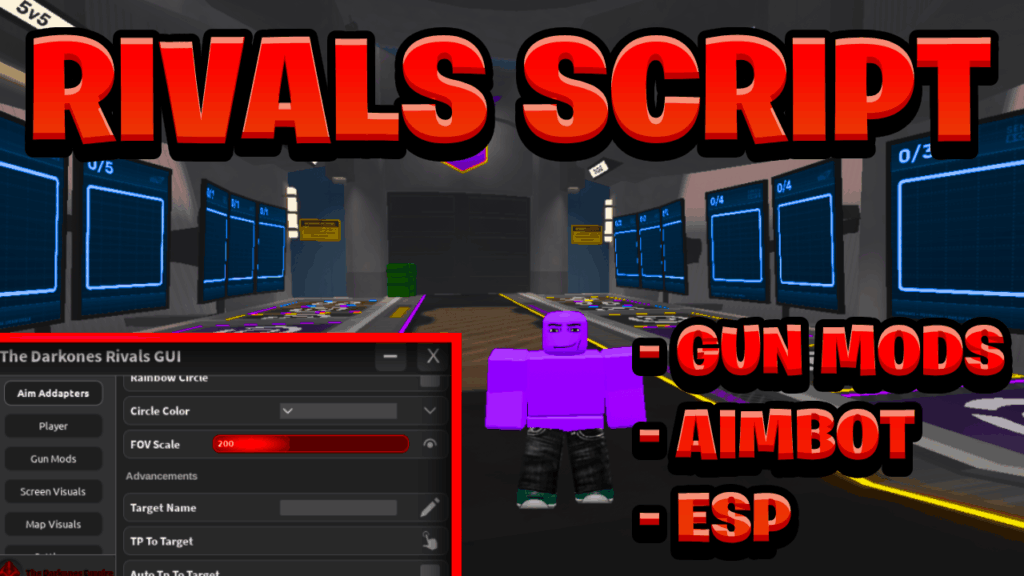 [NEW OP] Rivals Keyless Script Pastebin – (ROBLOX) *Aimbot, Gun Mods & ESP* Exploit