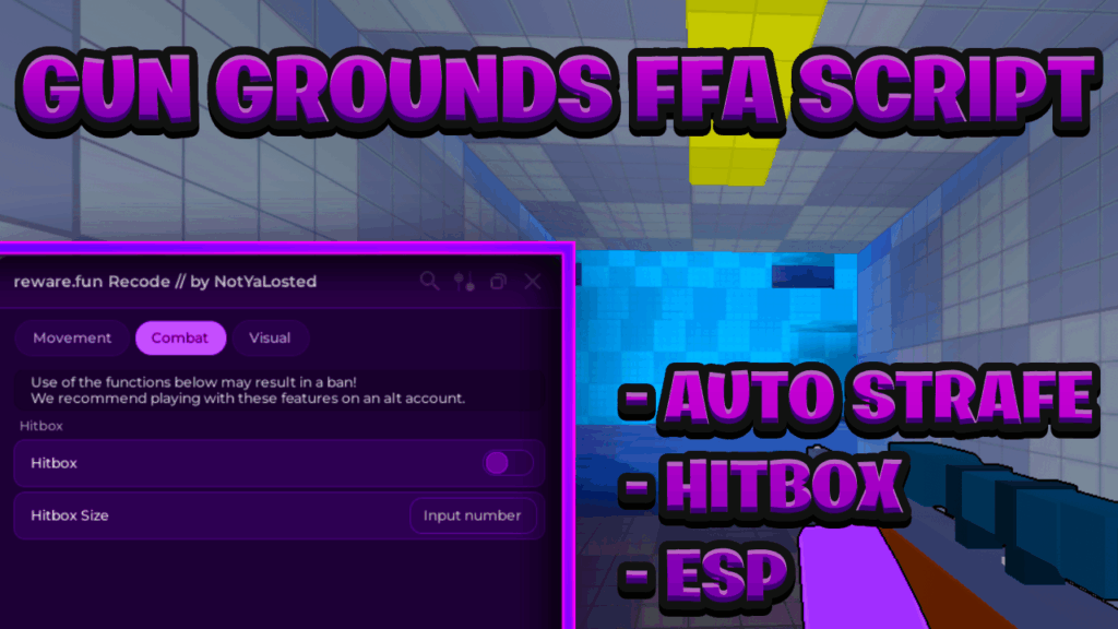 [NEW OP] Gun Grounds FFA Script Pastebin – (ROBLOX) *Hitbox & ESP* Exploit