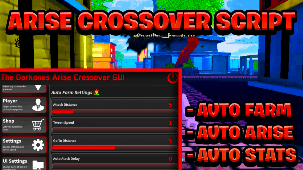 [OP NEW] Arise Crossover Keyless Script Pastebin – (ROBLOX) *Auto Farm* Exploit