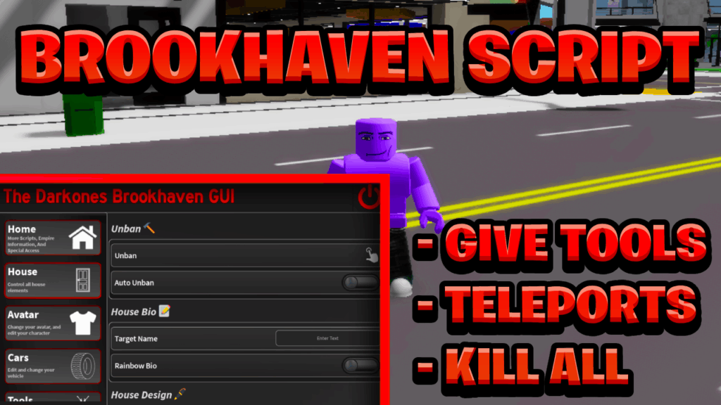 [BEST NEW] Brookhaven RP Keyless Script Pastebin – (ROBLOX) *Kill All & Give Tools*