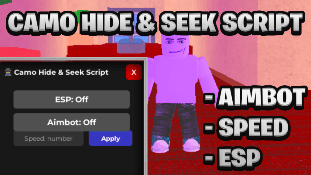 [OP NEW] Camo Hide & Seek Script Pastebin – (ROBLOX) *Aimbot & Speed* Exploit