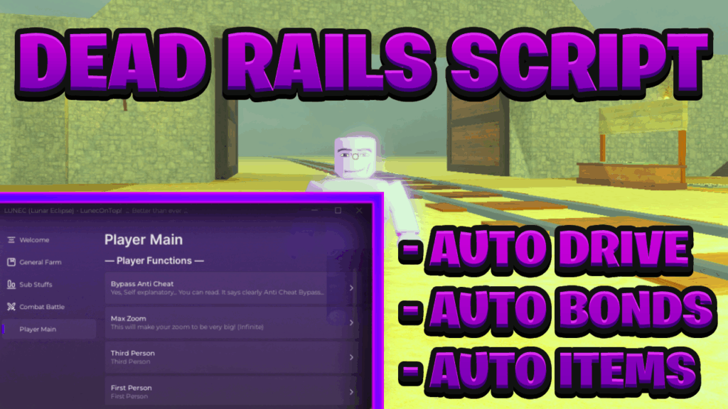 [BEST NEW] Dead Rails Keyless Script Pastebin – (ROBLOX) *Auto Bonds & Auto Drive*